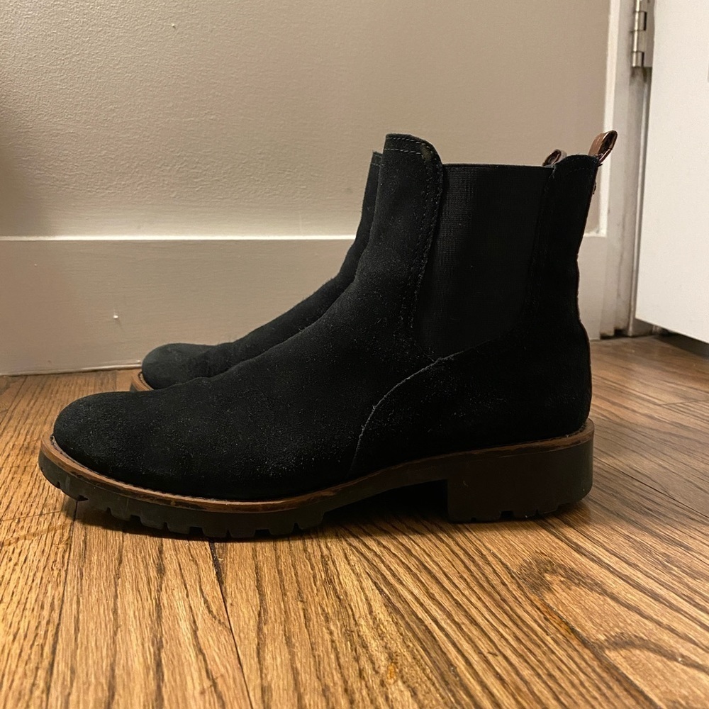 Sam Edelman | Jaclyn Boots Black Waterproof Suede | Great Condition - Picture 5 of 8